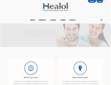 Tablet Screenshot of healol.com